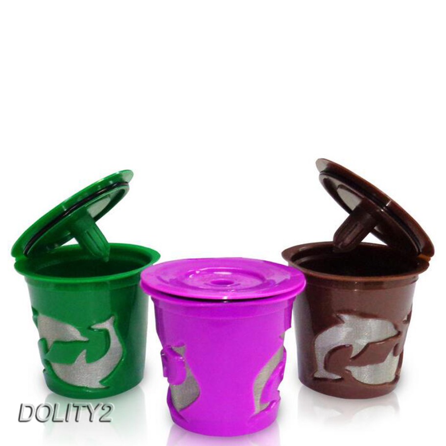 Set 2 Cốc Lọc Cà Phê Bằng Thép Không Gỉ Có Thể Tái Sử Dụng Dolity 2.0 1.0 Violet