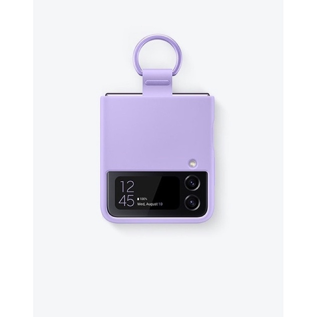 Chính hãng nguyên seal-Ốp lưng Silicone Cover with Ring cho điện thoại Samsung Galaxy Z Flip4/ Z Flip4 5G