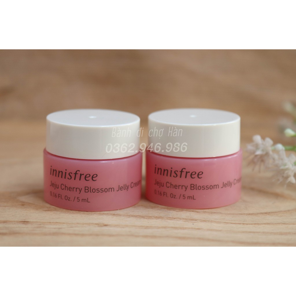 Kem Dưỡng Ẩm Dạng Gel Innisfree Jeju Cherry Blossom Jelly Cream [5ml]