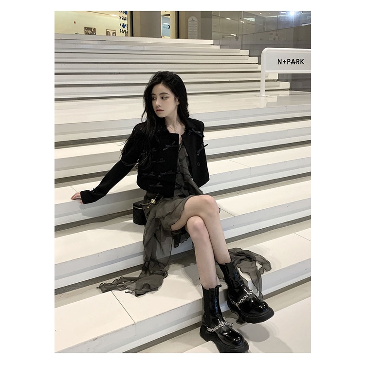 Miss spicy custom heavy industry super fairy small style suspender dress hot girl spring dress pure fairy dress R0FC