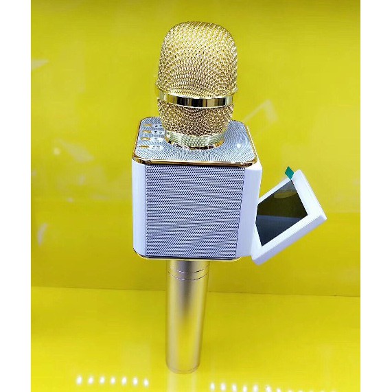 XKT-X6 LCD - Míc hát micro karaoke Loa kèm micro 3 trong 1 kết nối Bluetooth - Mic kèm loa