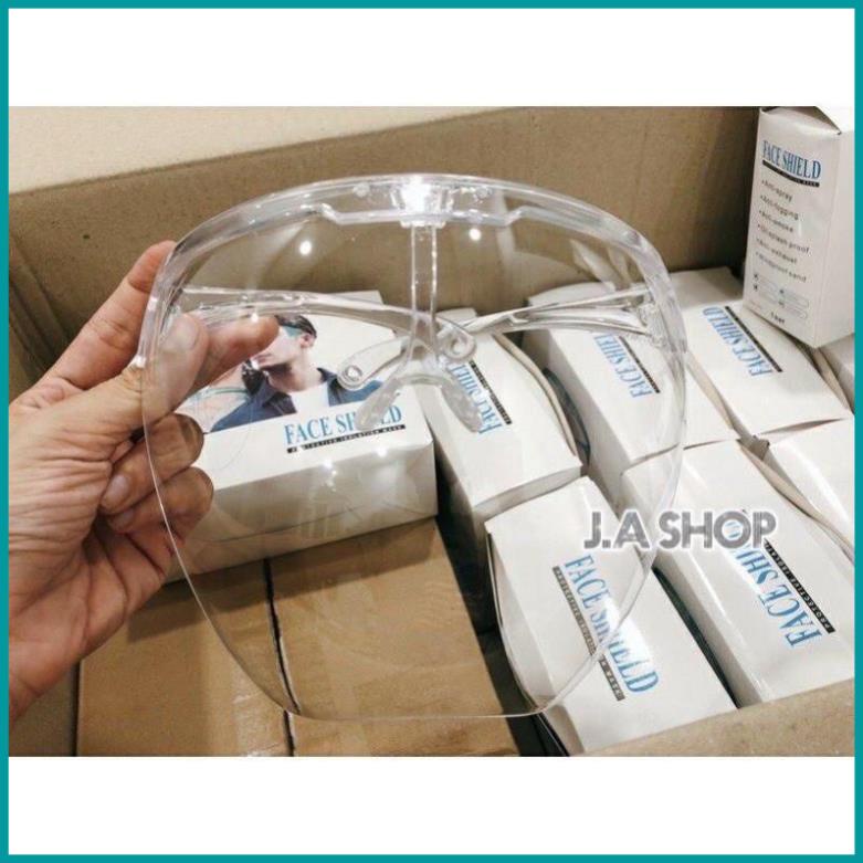 Kính Chống Giọt Bắn /Chống Bụi Phòng Dịch FACE SHIELD Che Hết Mặt Hàng Nhựa Dẻo