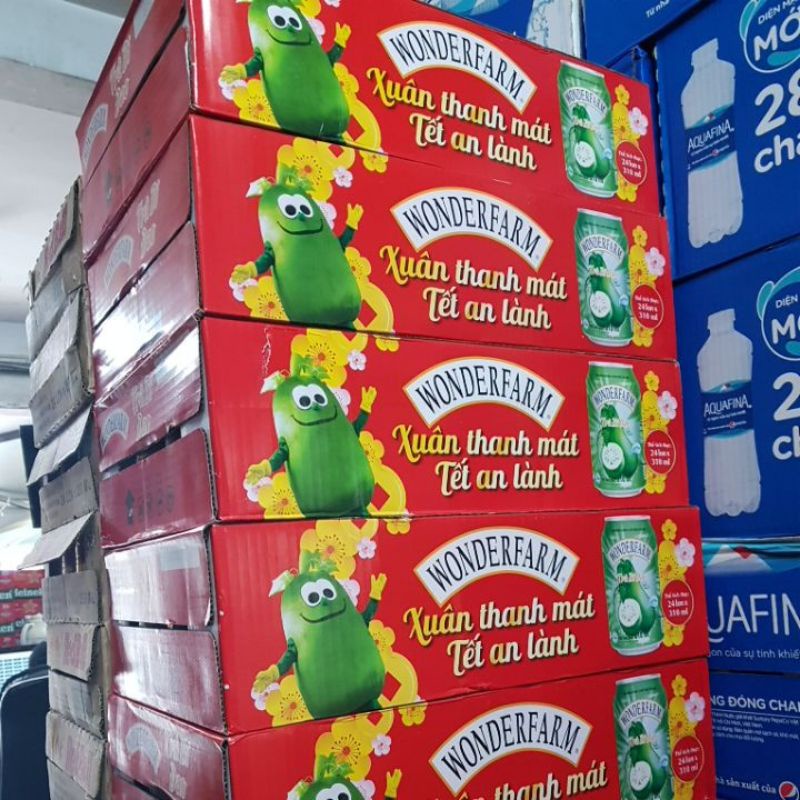 [Chỉ hỏa tốc] Thùng 24 Lon Trà Sâm Bí Đao Wonderfarm Lon 310ml Date Luôn Mới | BigBuy360 - bigbuy360.vn