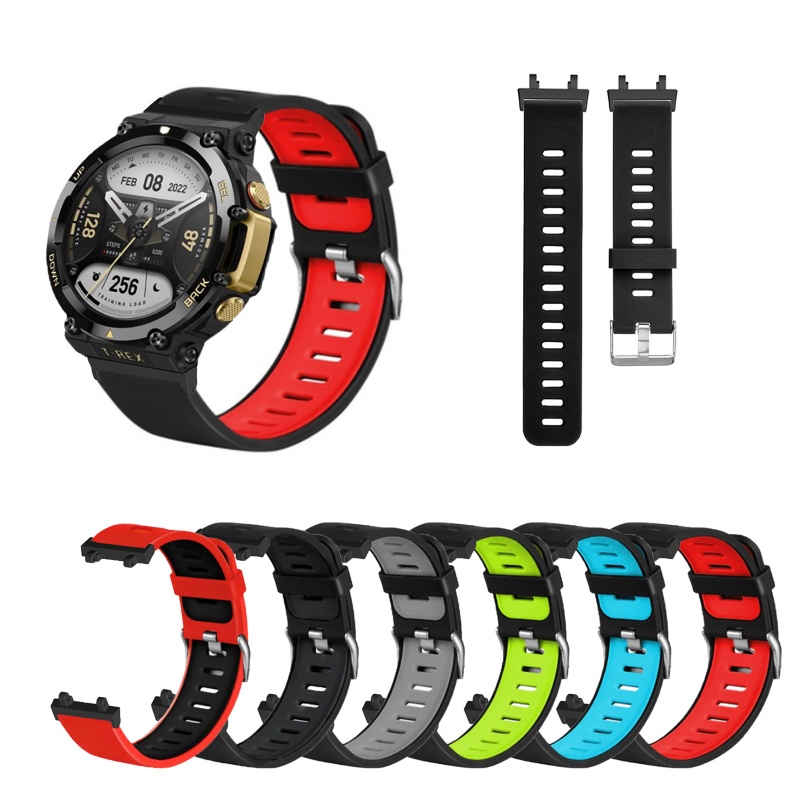 Dây Đeo Thay Thế Chất Liệu Silicon Màu Trơn Cho Huami Amazfit 2