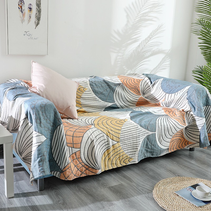 (DoubleBed) Mền nhập khẩu organic cotton sợi tre Nhật Bản mềm thoáng khí phù hợp thời tiết Sài Gòn