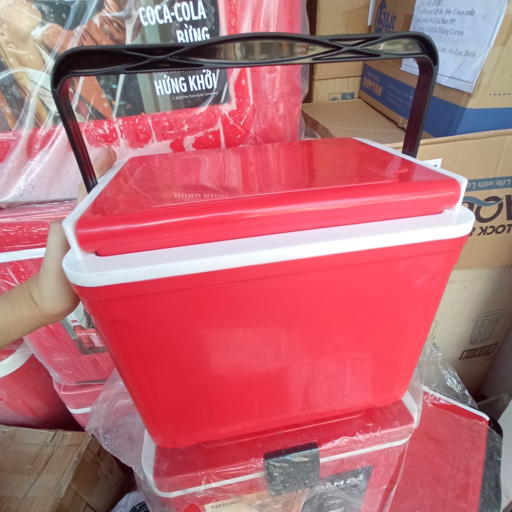 THÙNG ĐÁ 14 LÍT QUÀ TẶNG KM NESCAFE 32.6cm x 25.5cm x 27.1cm Nhựa Hiệp Thành