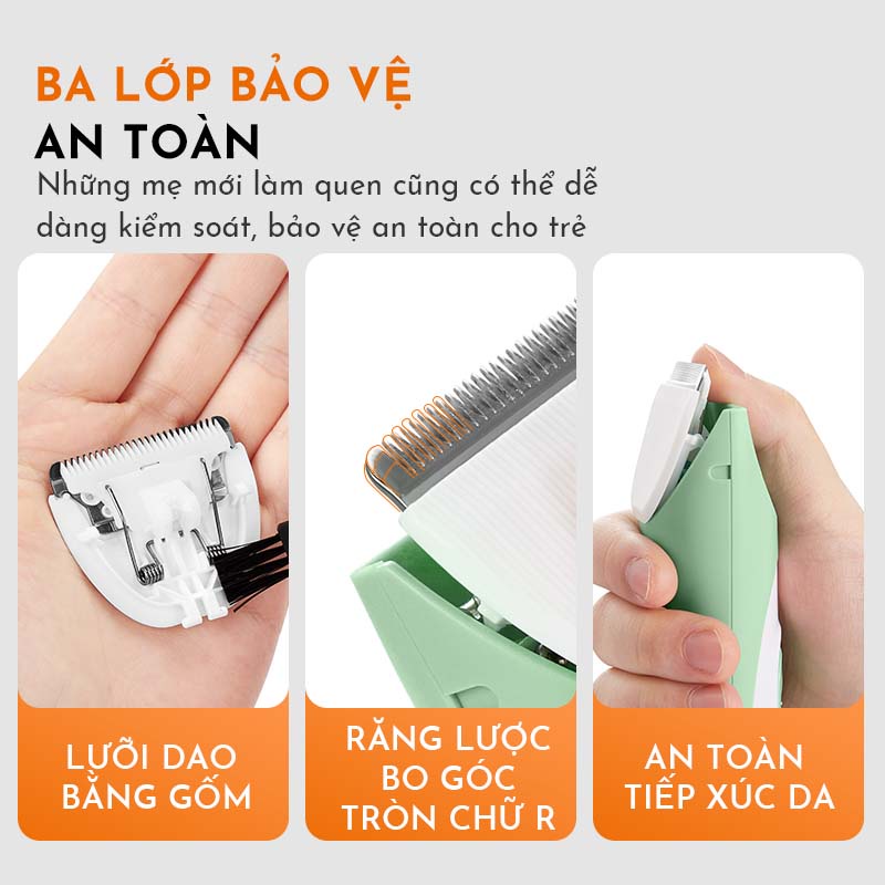 Tông đơ cắt tóc cao cấp GAABOR GHCL-N5A1 không dây - Hàng chính hãng