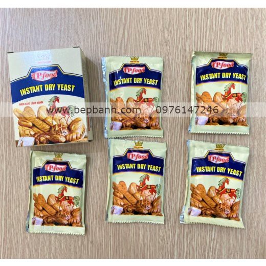 Hộp 5 gói Men bánh mì instant Mauri hoặc TP Thành Phát