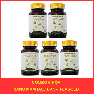 [CHÍNH HÃNG] 5 hộp Nano mầm đậu nành Flagold – Giúp cân bằng nội tiết tố nữ – chìa khóa cho sức khỏe sắc đẹp và sinh lý