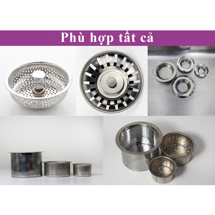 Túi lưới đa năng bọc lổ thoát nước bồn rửa chén, nhà tắm dể dàng vệ sinh.