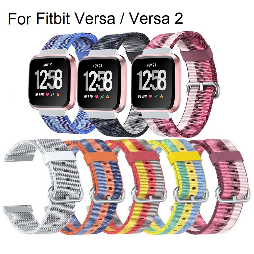 Dây Đeo Vải Dù Thay Thế Cho Đồng Hồ Thông Minh Fitbit Versa / Fitbit Versa 2