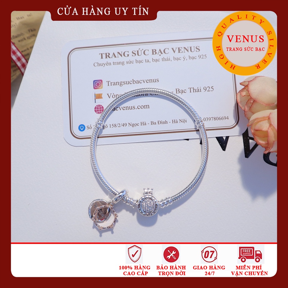 [Hàng cao cấp] Vòng tay xâu hạt charm- Mã sản phẩm VENUSBST4
