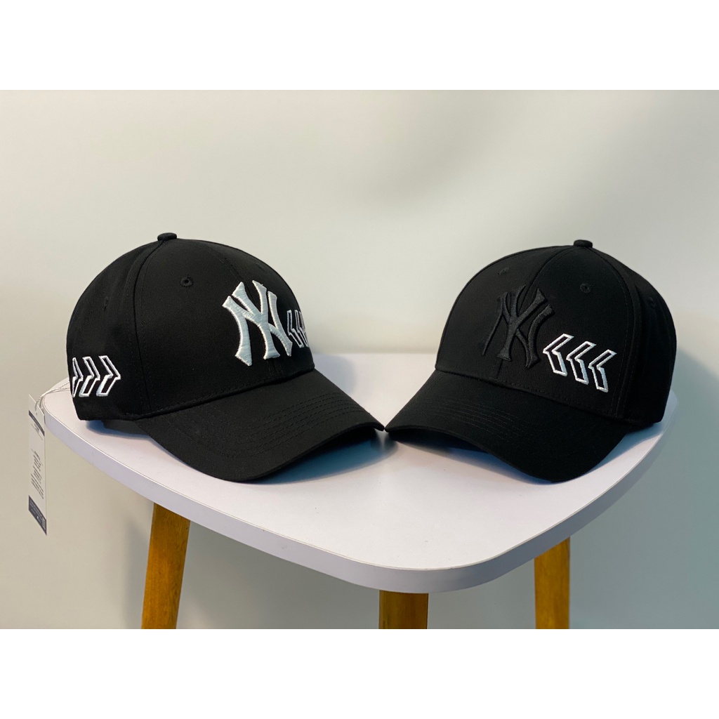 Mũ lưỡi trai nón kết NY đen logo thêu mũi tên cao cấp, hàng thiết kế xuất khẩu, dành cho mọi lứa tuổi FREESIZE, FULL Hộp