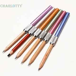 Phụ kiện nối dài bút chì bằng kim loại tiện lợi cho văn phòng/lớp học