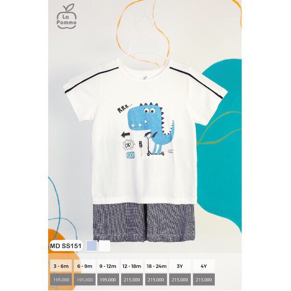 [ SALE 30% ] La Pomme Hàng Cao Câp Sale Rẻ Cho BéTrai Bé Gái Size 3-6 M ĐẾN 6-9M.