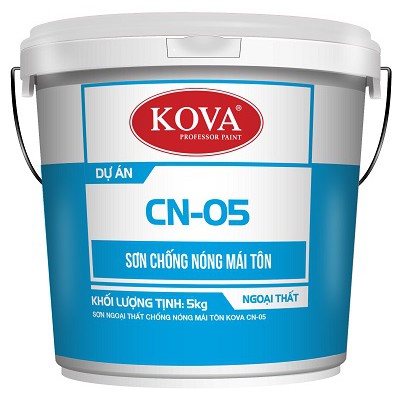 Sơn chống nóng mái tôn Kova CN-05 - Thùng 5Kg