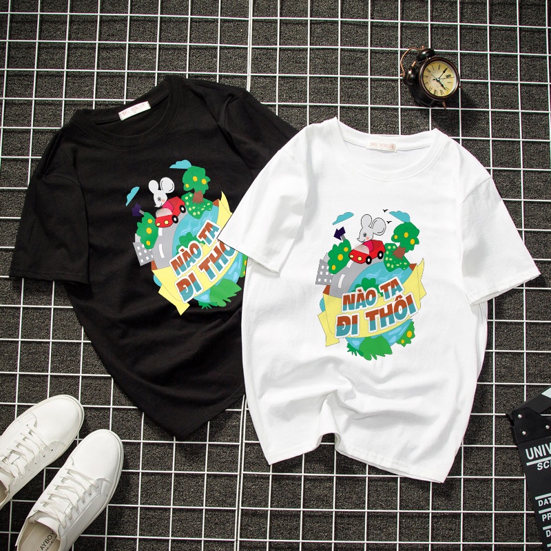 Áo thun Unisex tay ngắn in 3d |BST - 12|  - Có Tay lỡ form rộng oversize streetwear | BigBuy360 - bigbuy360.vn