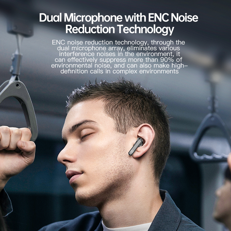 KUULAA Stereo IPX5 Waterproof Earplugs Ultra-thin Qualcomm Aptx Noise Cancelling Bass In-Ear Bluetooth 5.0 Wireless Headphones