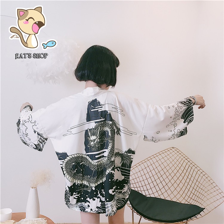 Haori/Happi/Kimono tatoo rồng