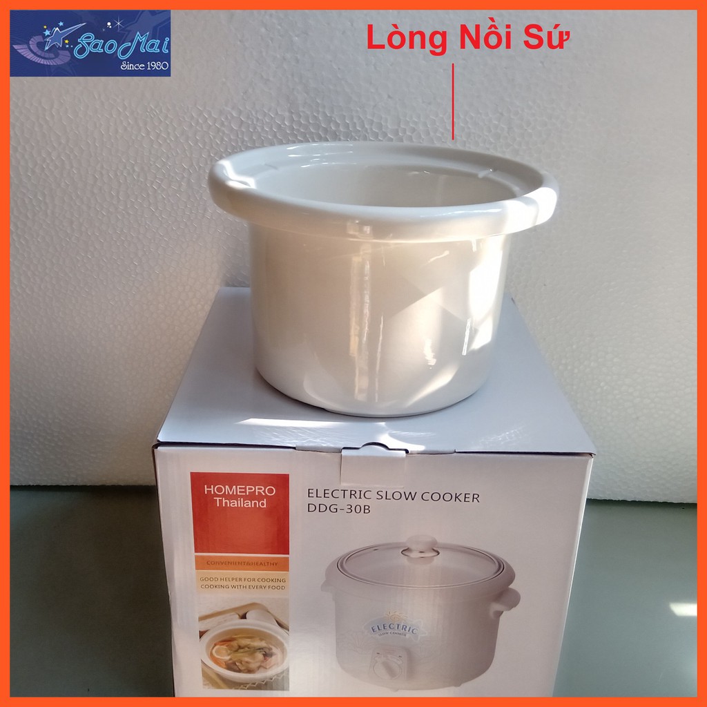 Lòng nồi sứ - Nồi kho cá đa năng Homepro DDG-30B