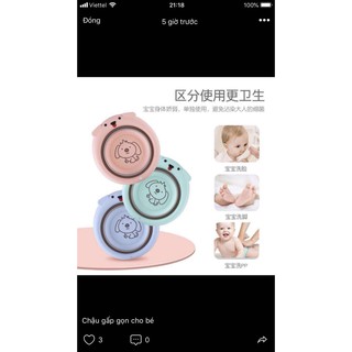 Chậu rửa mặt cho bé