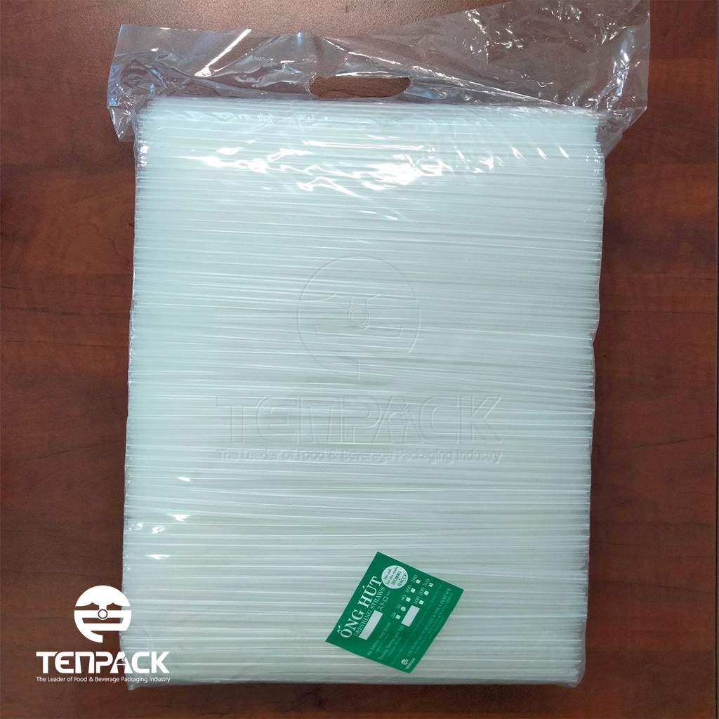 500g Ống hút thẳng trong sọc trắng pi6x24x500g