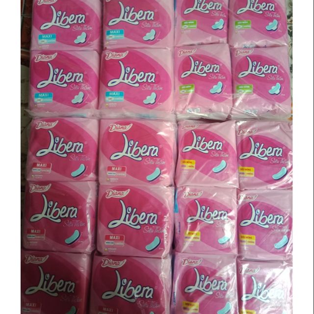 Combo 6 gói Băng vệ sinh Libera Dày/mỏng