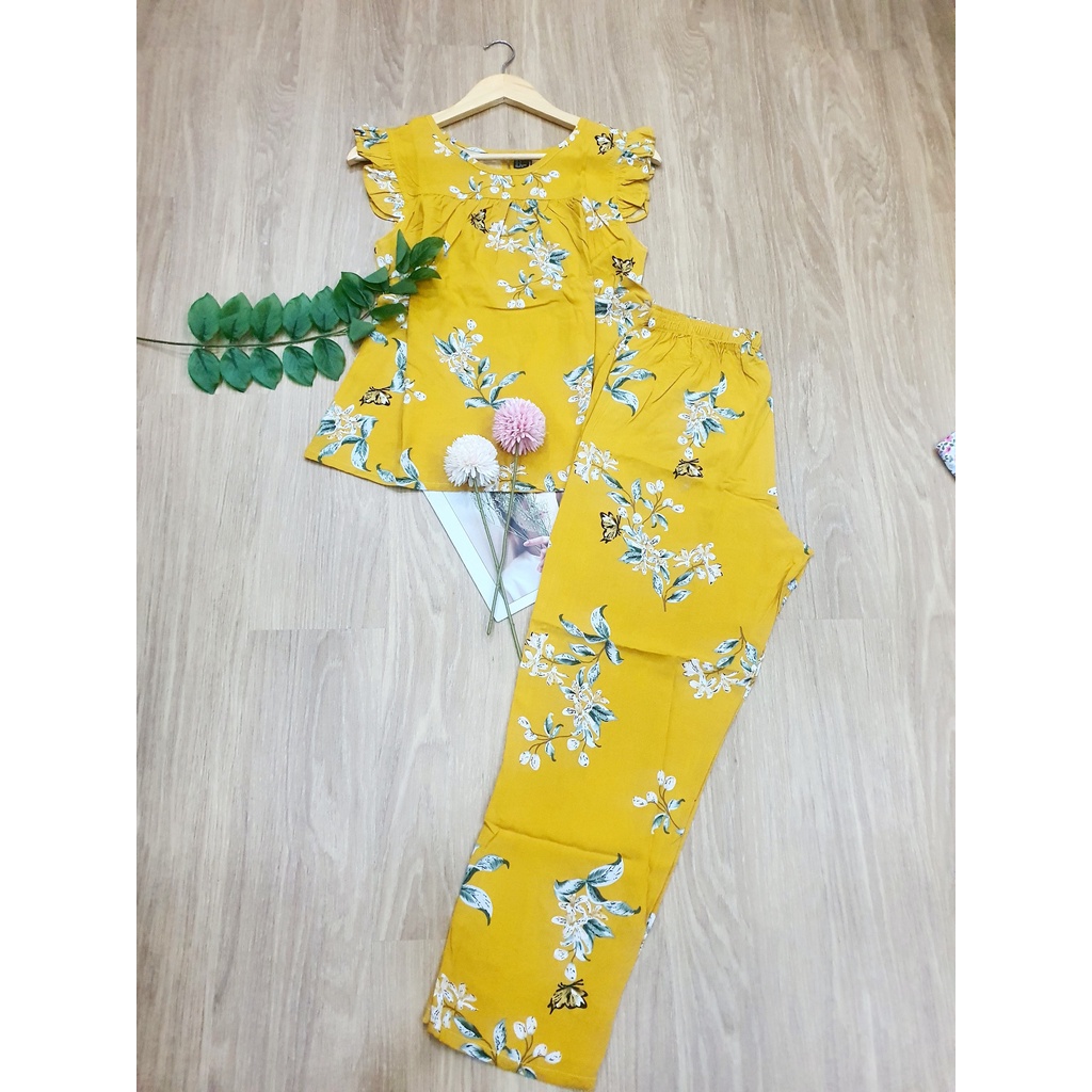 Đồ bộ dài tay cánh tiên tole lanh cao cấp loại 1