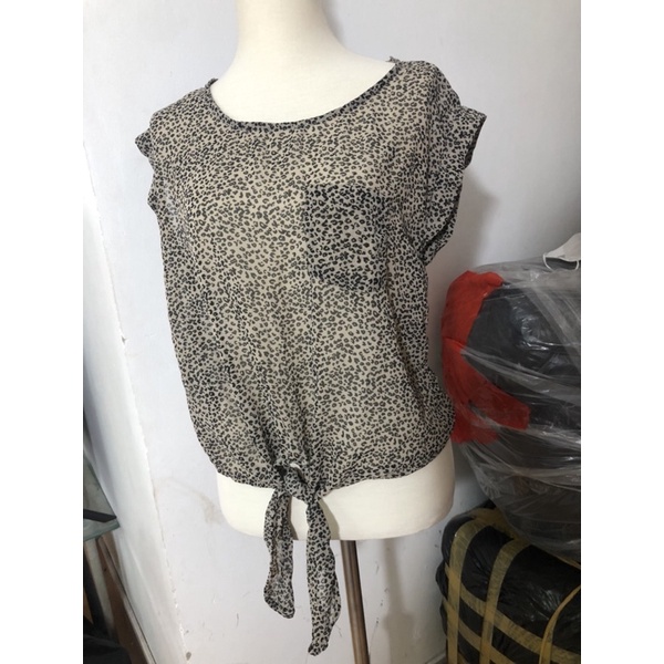 Áo sơ mi nữ f21 buộc eo vnxk, áo kiểu nữ xuất dư