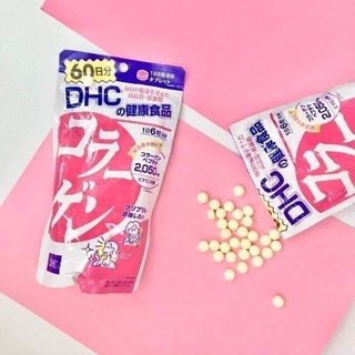 Collagen DHC Viên uống chống lão hóa đẹp da Nhật Bản Colagen 60ng