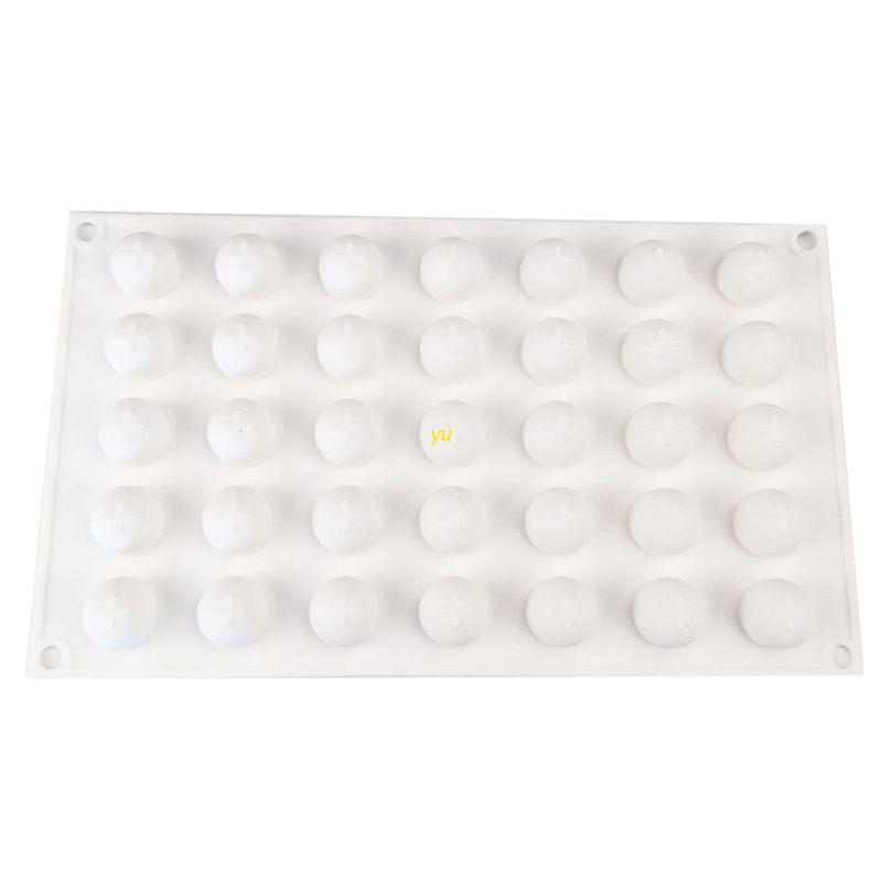 Khuôn Silicone Tạo Hình Quả Cầu 3d 35 Ngăn Dùng Để Trang Trí Bánh