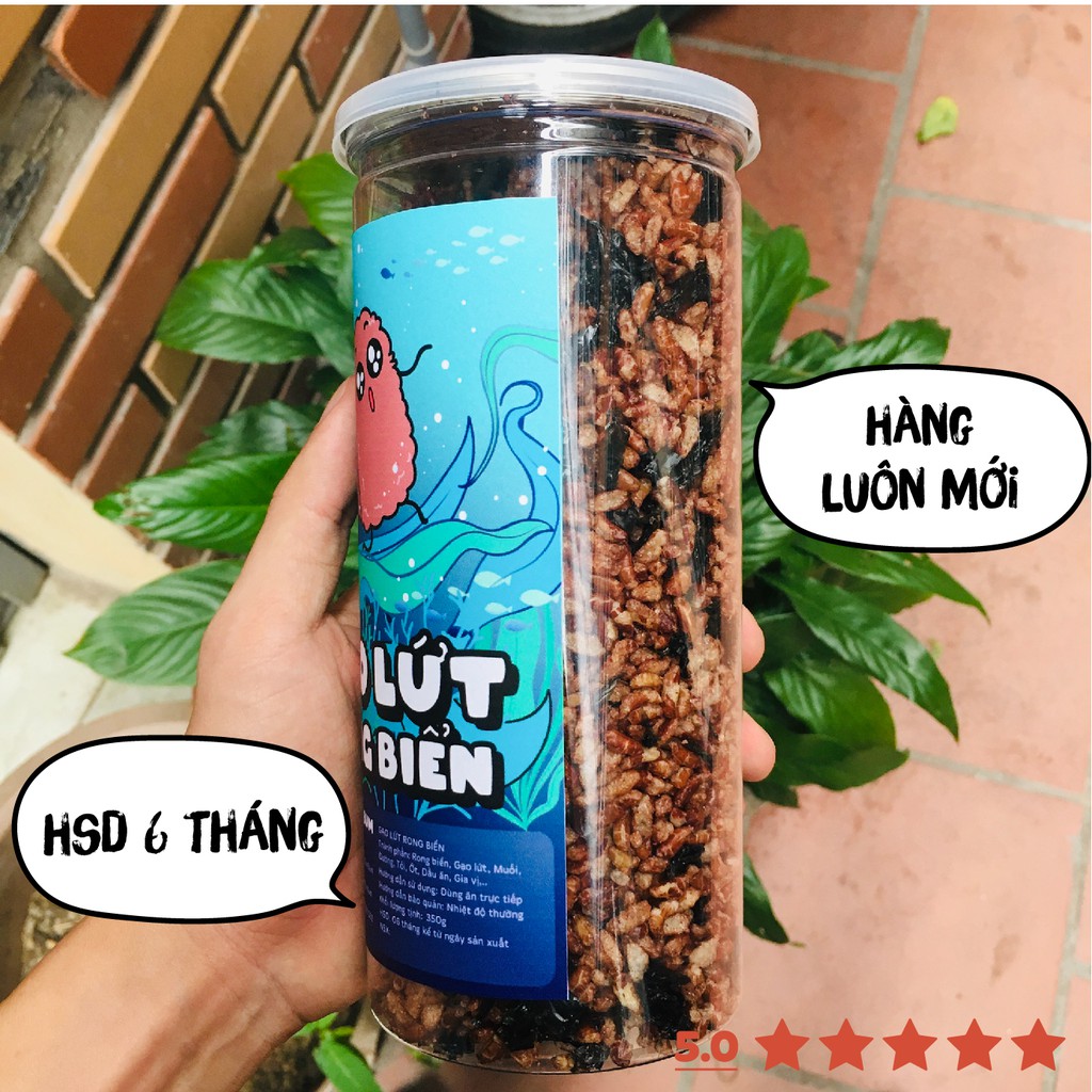 Gạo lứt rong biển 350g DumBum, đồ ăn vặt Hà Nội, vừa ngon vừa rẻ | BigBuy360 - bigbuy360.vn