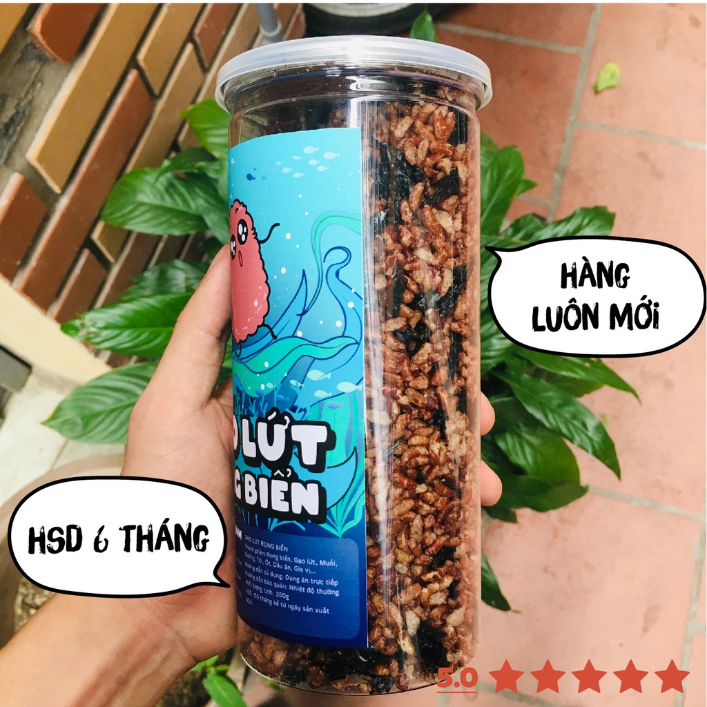 Gạo lứt rong biển 300g DumBum, đồ ăn vặt Hà Nội, vừa ngon vừa rẻ