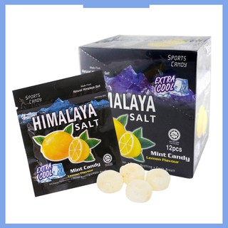 Kẹo Chanh Muối Himalaya Salt Vị Bạc Hà (Hộp 12 gói)