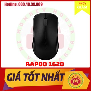 [Giảm 2% nhập "TAPHCLMC6" ] Chuột không dây Rapoo 1620 - Hàng chính hãng