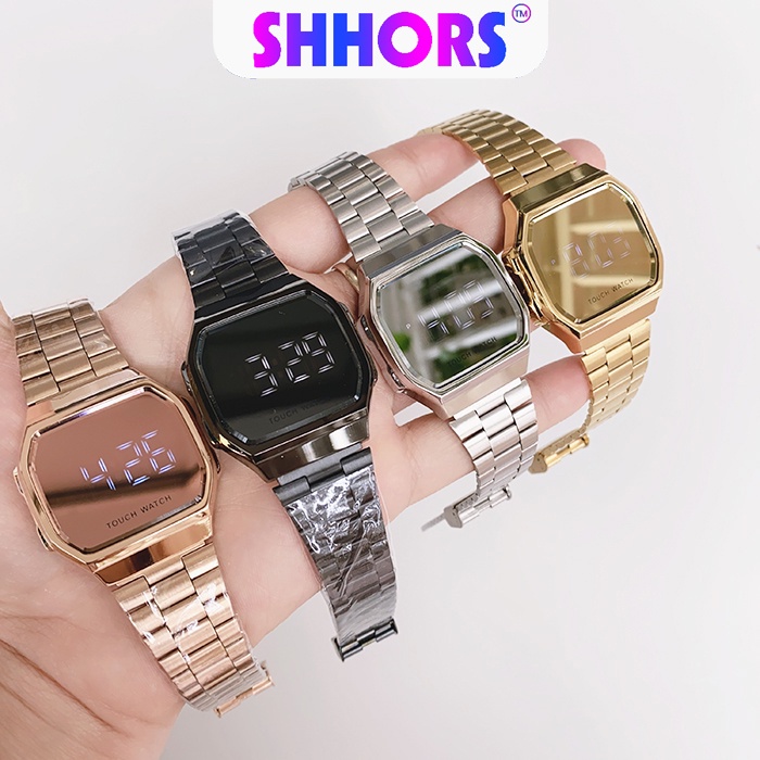 Đồng hồ nữ nam đeo tay chính hãng điện tử thể thao SHHORS D1
