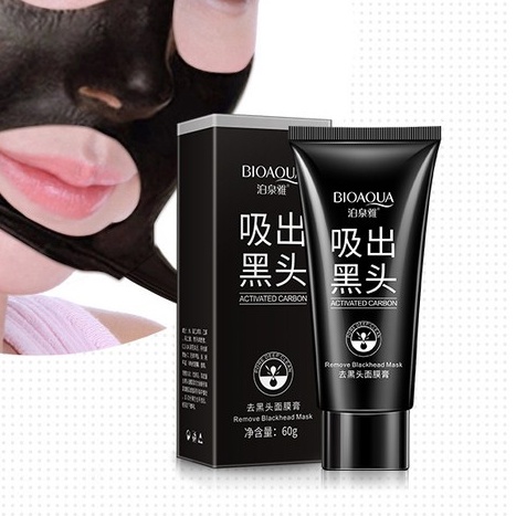 Gel lột mụn se khít lỗ chân lông chiết xuất than tre hoạt tính Bioaqua