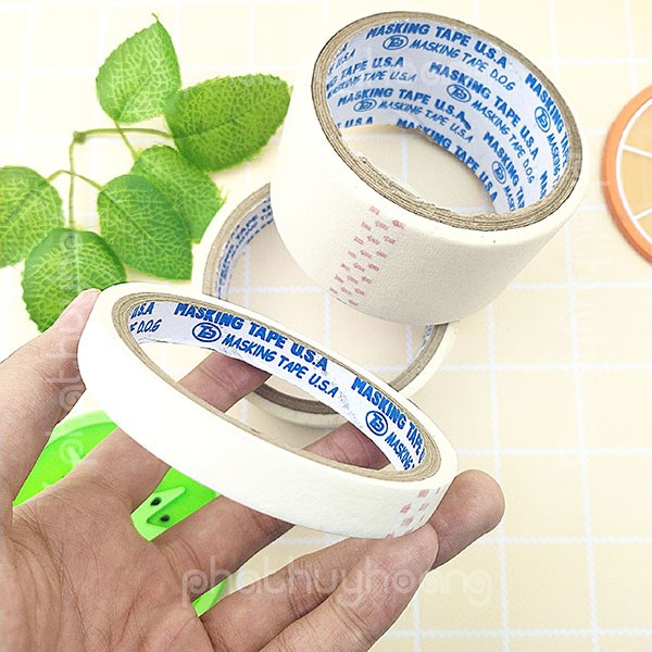 Combo 4 cuộn băng keo giấy 1.2cm hoặc 2 cuộn 2.3cm hoặc 1 cuộn 4.6 cm ( Chọn phân loại ) ✔️ FREESHIP  - Phát Huy Hoàng