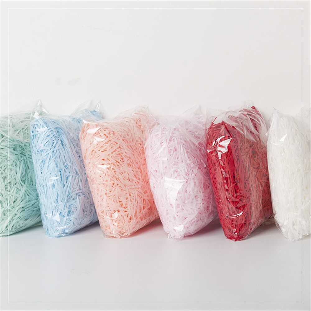 Giấy vụn nhiều màu tùy chọn dùng lót hộp quà tiện dụng