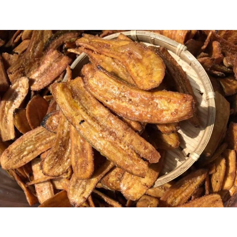 Chuối sấy mè gừng 500g