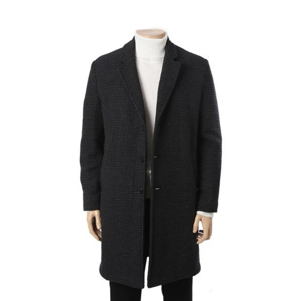 Áo khoác dạ dáng dài nam, áo khoác mangto nam HUM xuất Hàn [CÓ BIG SIZE] | BigBuy360 - bigbuy360.vn