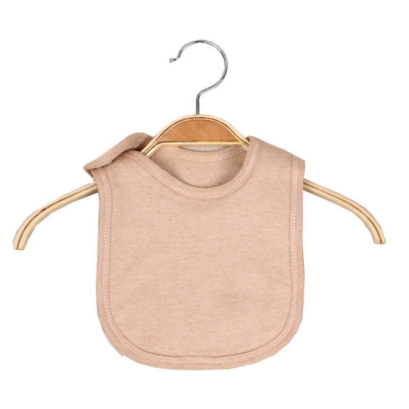 Yếm Ăn Cotton Hai Lớp Mềm Mại Dành Cho Bé Sơ Sinh