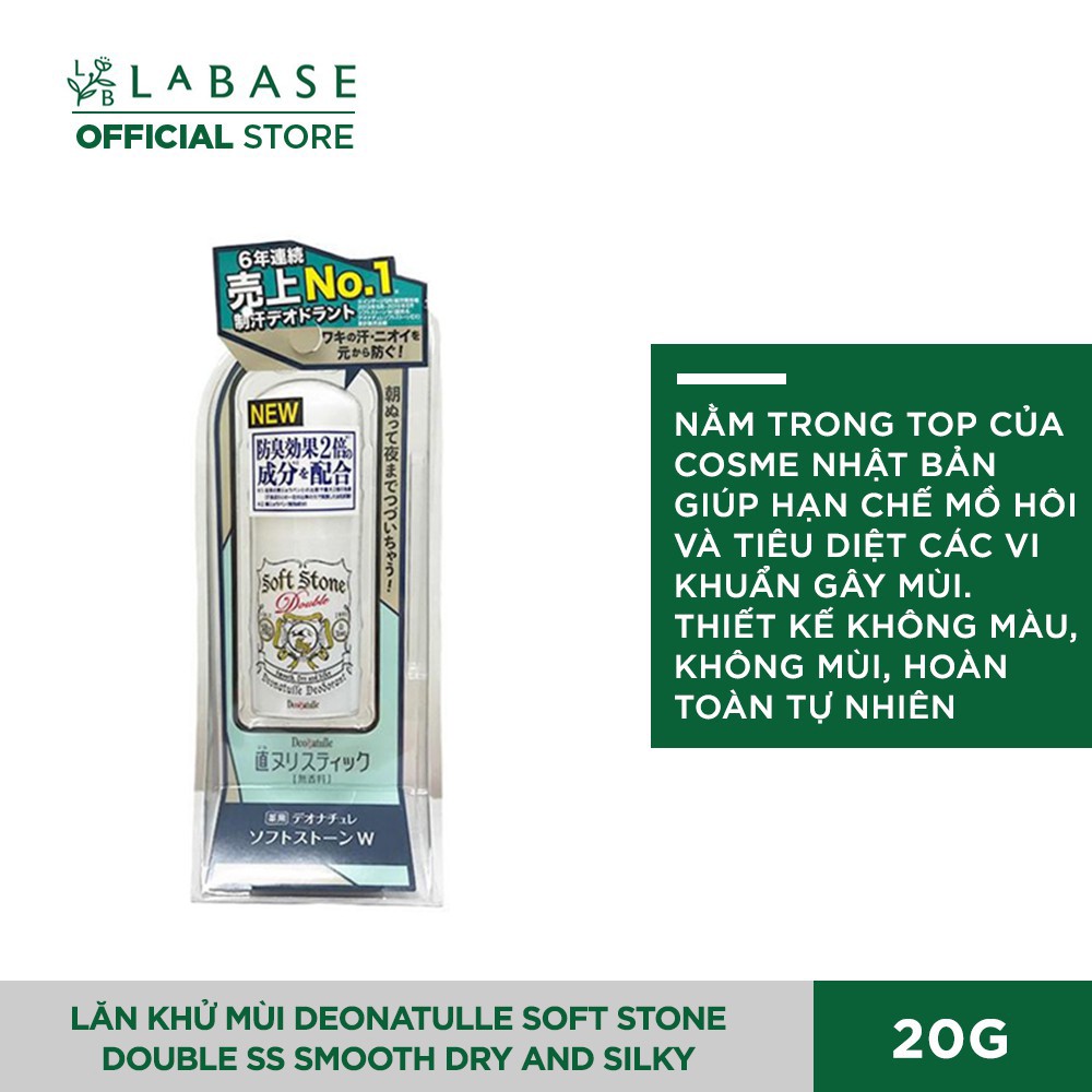 LĂN NÁCH ĐÁ KHOÁNG DEONATULLE SOFT STONE NHẬT BẢN