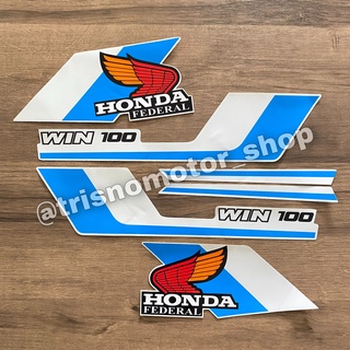 Sticker dán trang trí thân xe hơi honda win 100 win 100 chất lượng cao