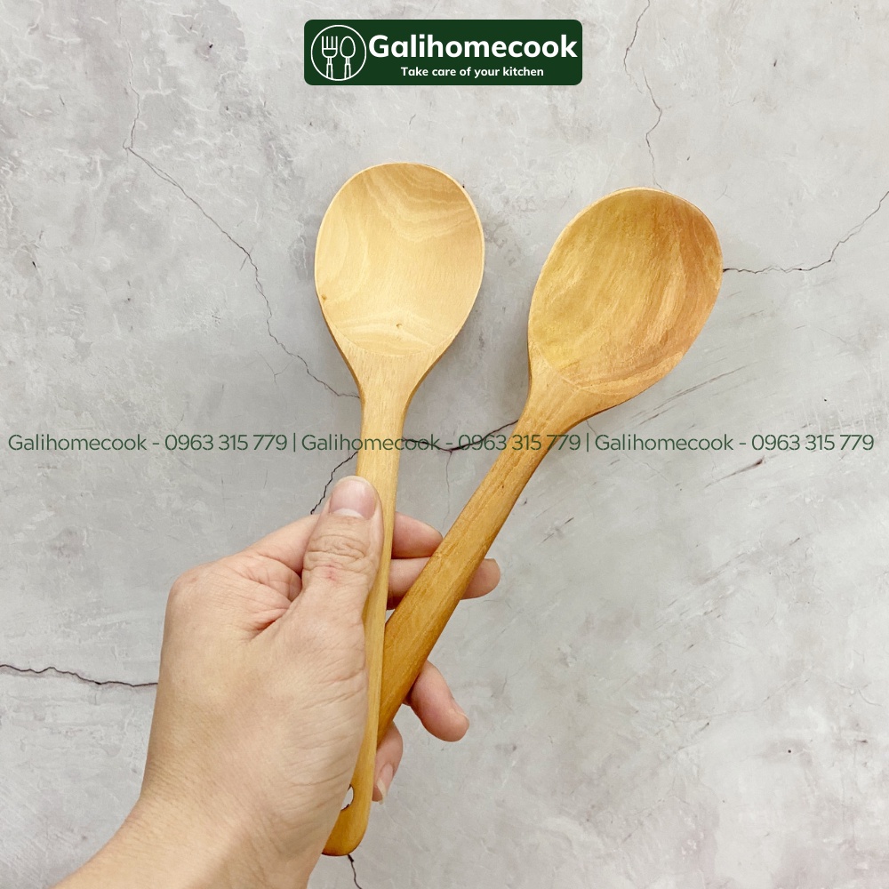 Thìa gỗ / Muôi gỗ xới cơm xuất khẩu | Galihomecook TXC