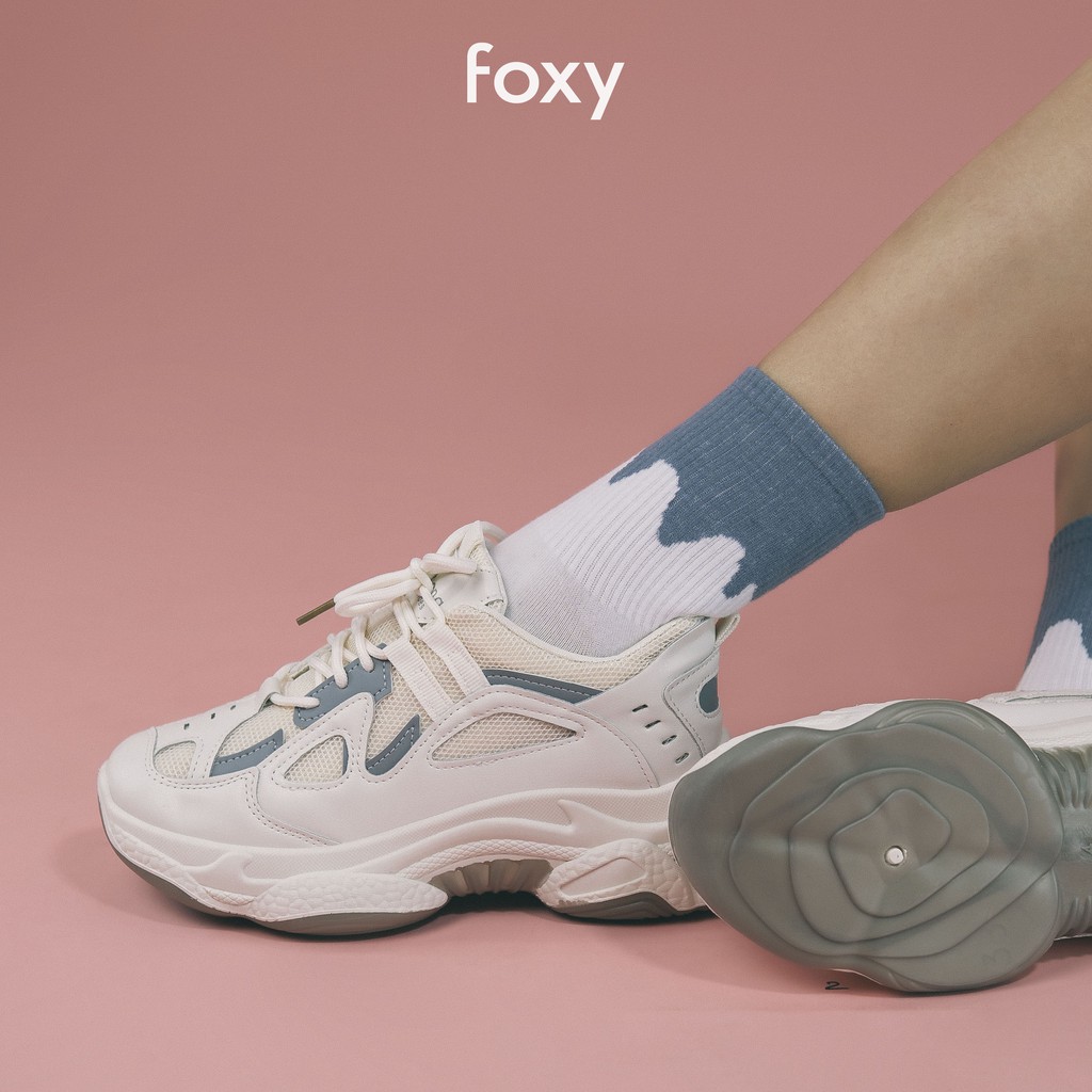 Giày Sneaker Nữ FOXY Độn Đế Tăng Chiều Cao 4 Phân Năng Động_FOX002