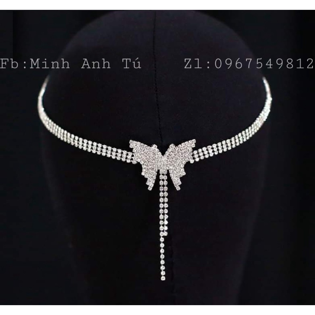 Tổng Hợp Vòng Cổ Cô Dâu Đá Hạt Trai Cao Cấp Không Han Gỉ