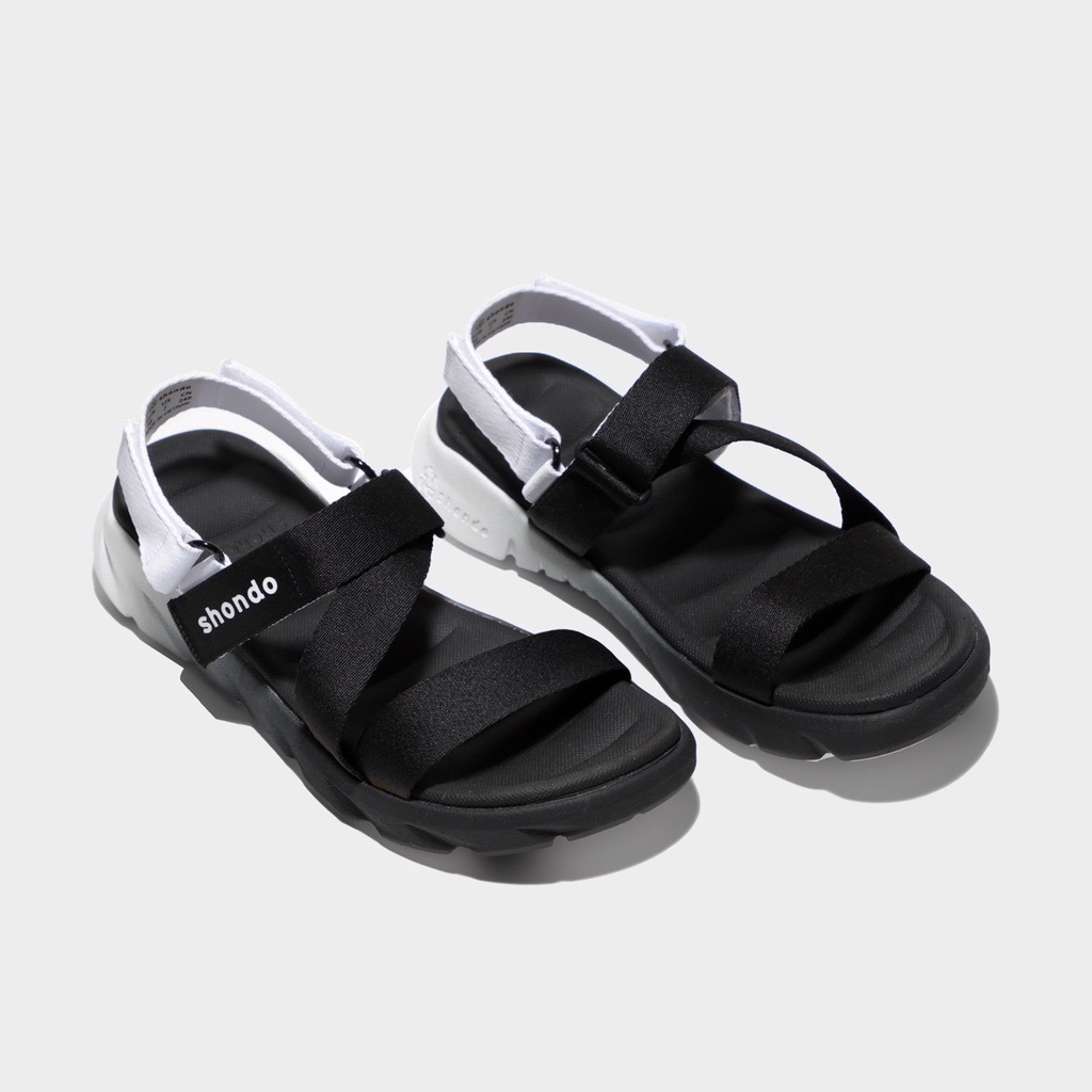 Sandal Shondo Shat 2 màu F6 Sport Ombre F6S0110 đen trắng giày dép nữ Việt Nam