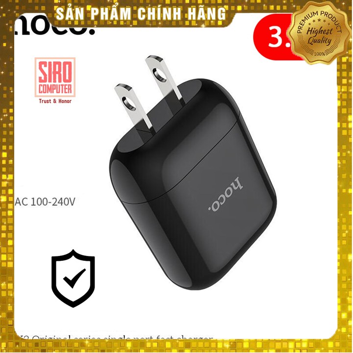 Cóc sạc nhanh hoco HK2 3.4A