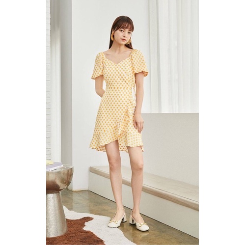 Đầm thêu hoa vàng VERO MODA